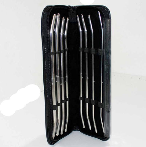 Hells Couture Pratt Urethral Sounds Advanced Medical Grade Steel Set - Penis Plugs