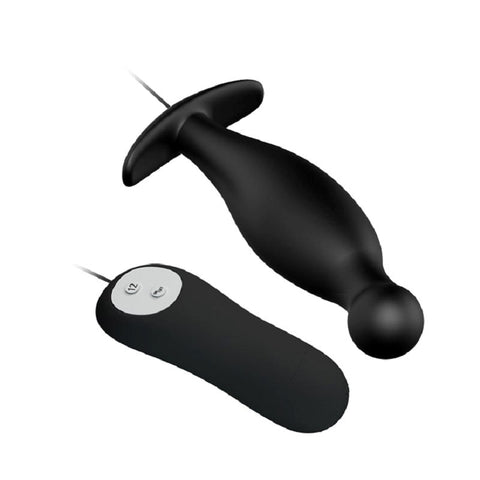 Baile Pretty Love Curved Anal Vibrator 7 Vibration Modes - Butt Plugs