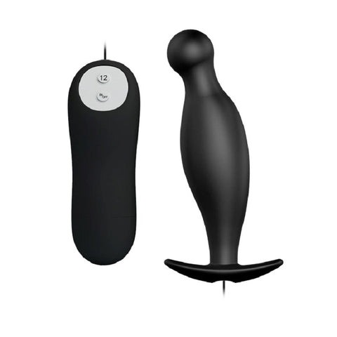Baile Pretty Love Curved Anal Vibrator 7 Vibration Modes - Butt Plugs