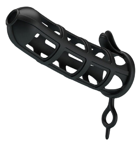 Baile Pretty Love Penis Sleeve Medical Grade Silicone Enhancement - Pumps, Extenders and Sleeves