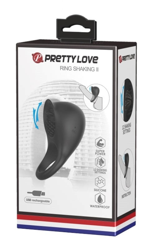 Pretty Love Ring Shaking II Built To Perform - - Stretchy Cock Rings