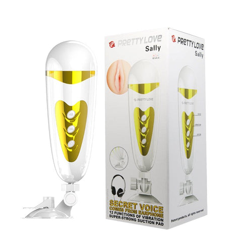 Baile Pretty Love Sally Masturbator with Earphone Audio Vibration - Masturbators and Strokers