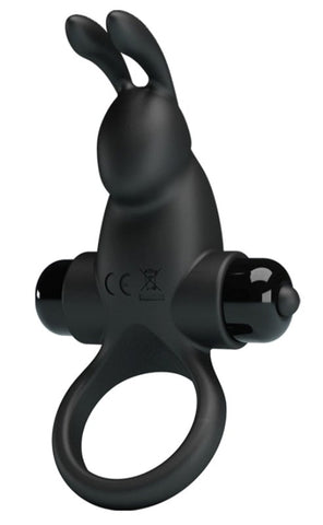 Baile Pretty Love Vibrant Penis Ring I with Dual Rabbit Ear Stimulation - Cock Rings