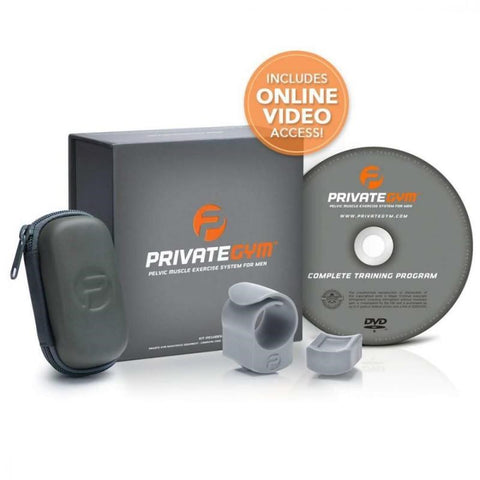 PRIVATE GYM Complete Training Program Grey FDA Registered Pelvic System - Pumps, Extenders and Sleeves