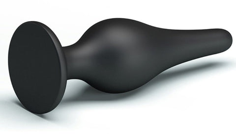 Baile Prostate Silicone Butt Plug with Suction Base for P Spot Stimulation - Prostate Toys