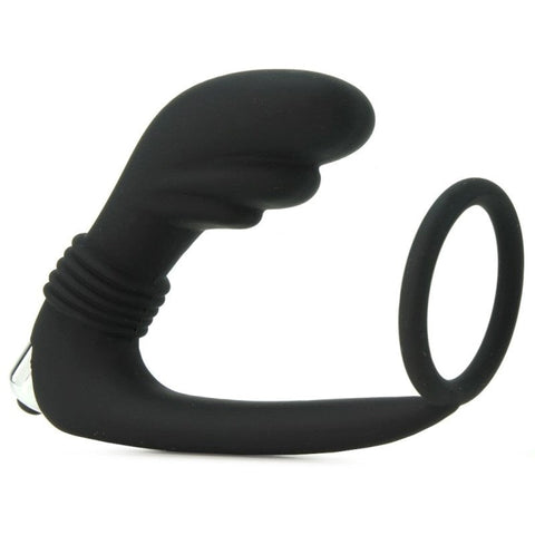 XR Brands Prostatic Play Nova Dual Stimulation with Vibrating Bullet - Cock Rings