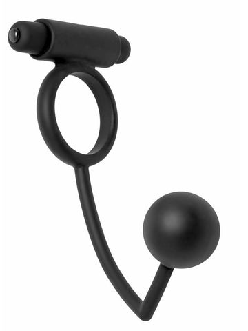 XR Brands Prostatic Play Odyssey Vibrating Cock Ring and Anal Stimulator - Cock Rings