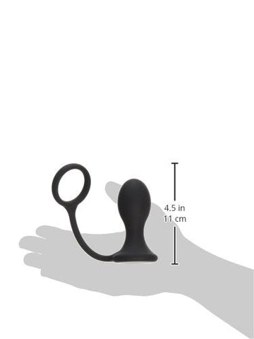 XR Brands Prostatic Play Rover Silicone C ring and Prostate Stim Dual Action - Cock Rings