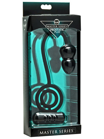 XR Brands Prostatic Play Voyager I Vibrating Cock Ring and Anal Stim - Cock Rings