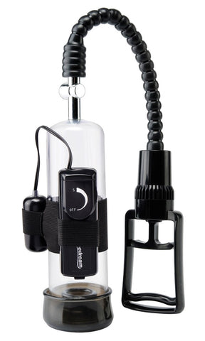 Pump Worx Deluxe Vibrating Power Penis Pump with Measurement Tracking - Pumps, Extenders and Sleeves