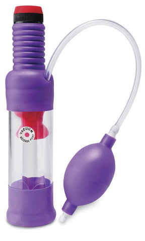 Pump Worx Head Job Vibrating Penis Power Pump with Dual Stimulation - Pumps, Extenders and Sleeves