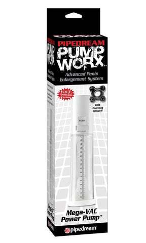 Pipedream Products Pump Worx MEGA VAC Power Cock Enlargement Pump - Pumps, Extenders and Sleeves