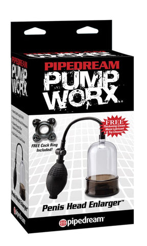 Pipedream Pump Worx Mens Penis Head Enlargement Pump with Vacuum Suction - Pumps, Extenders and Sleeves