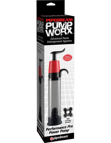 Pump Worx Performance Pro Penis Enlargement Pump with EZ Grip Trigger - Pumps, Extenders and Sleeves
