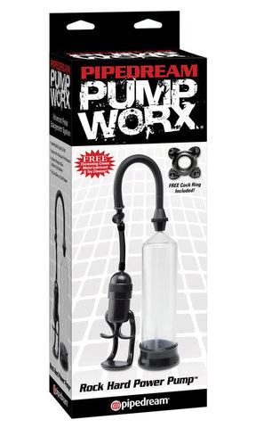 Pump Worx Rock Hard Power Penis Development Pump with Quick Release Valve - Pumps, Extenders and Sleeves