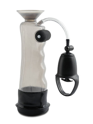 Pump Worx Vibrating Sure Grip Shower Penis Pump with Waterproof Design - Pumps, Extenders and Sleeves