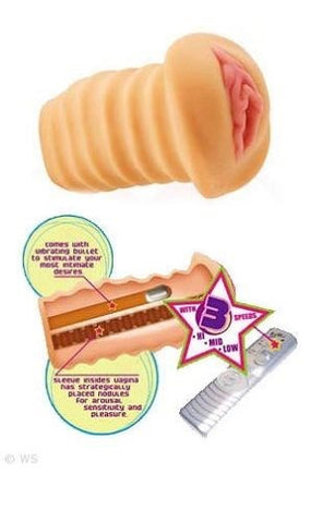 NANMA Corporation Pure Indulgence Loveclone II Vibrating Pussy 3 Speed - Masturbators and Strokers