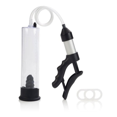 CalExotics Optimum Series Quick Draw Vacuum Penis Pump - Pumps, Extenders and Sleeves