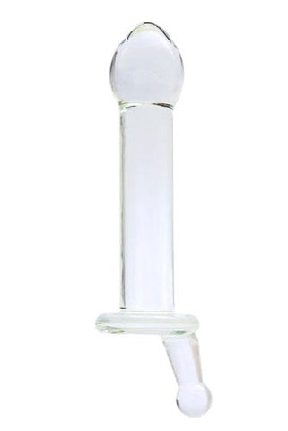 Icon Brands Raging Stallion Clear Cock Viewables Large Glass Dildo - Anal Dildos