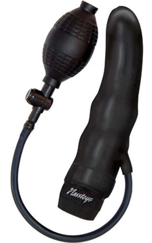 Nasstoys Ram Inflatable Black Jack Vibrating Dildo with Inflation Control - Anal Dildos