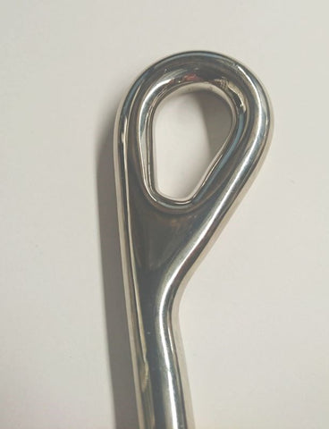 Hells Couture Rampant Metal Anal Hanger Premium Stainless Steel Hook - Anal Dildos