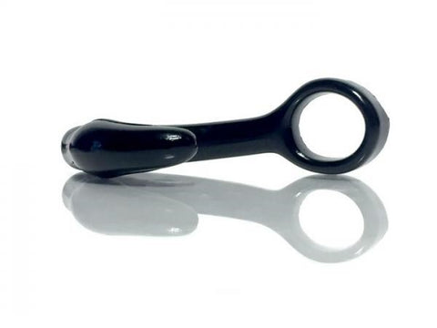 C1R Releasing Rascal The Clencher V2 Black Dual Stimulation Cock Ring - Cock Rings