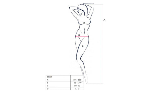 Passion Lingerie Sexy Womens Bodystocking BS019 OS - Body Stockings