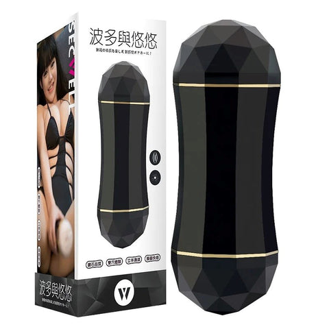 BDStyle Realistic Anal Masturbator with Hardcase and Bullet Vibrator - Realistic Butts And Vaginas