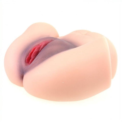 BDStyle Realistic Ass Dual Entry Masturbator for Anal Stimulation - Realistic Butts And Vaginas