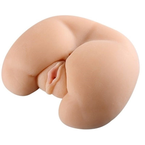 BDStyle Realistic Silicone Pussy and Ass Masturbator Dual Entry Design - Realistic Butts And Vaginas