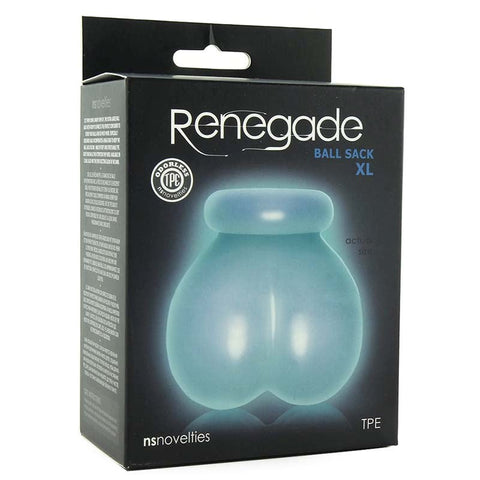 NS Novelties Renegade Ball Sack XL Glow in Dark Cock Ring - Cock Rings