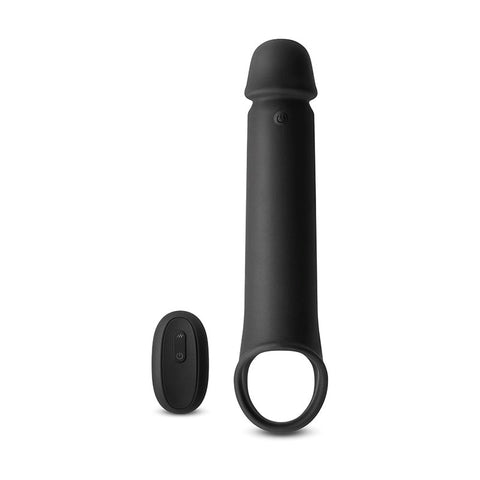NS Novelties Renegade Brute Rechargeable Silicone Extender with Vibrator - Pumps, Extenders and Sleeves