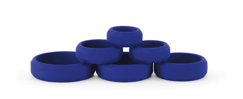 NS Novelties Renegade Build A Cage Rings Six Size Cock Ring Set - Cock Rings