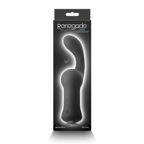 NS Novelties Renegade Curve Prostate Massager with 10 Vibration Modes - Prostate Toys