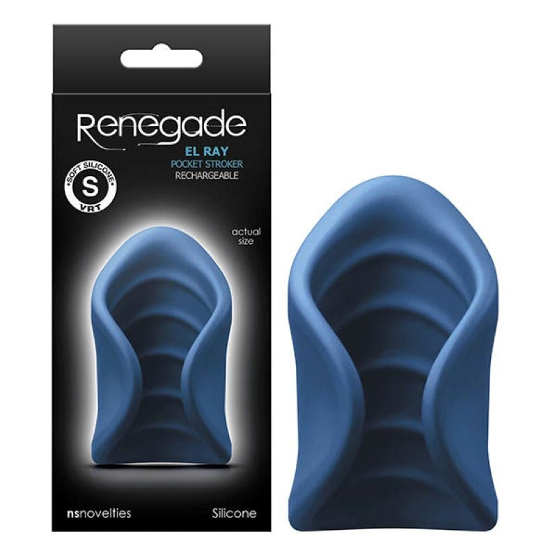 Renegade El Ray Pocket Stroker Quick Ship Cock Ring - - Masturbators and Strokers