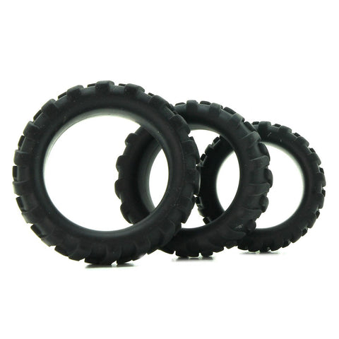NS Novelties Renegade Endurance Rings Three Ring Cock Ring Set - Cock Rings