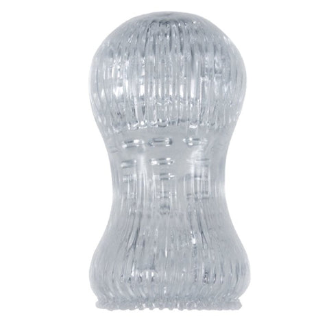 NS Novelties Renegade Grooved Pleasure Stroker Textured Male Masturbator - Masturbators and Strokers