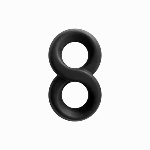 NS Novelties Renegade Infinity Silicone Cock Ring Dual Ring Design - Ball and Cock Toys