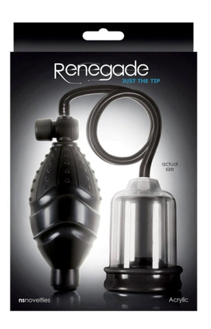 NS Novelties Renegade Just The Tip Clear Pump Penis Enhancement Device - Pumps, Extenders and Sleeves