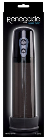 NS Novelties Renegade Man Up Pump Black Automated Penis Pump - Pumps, Extenders and Sleeves