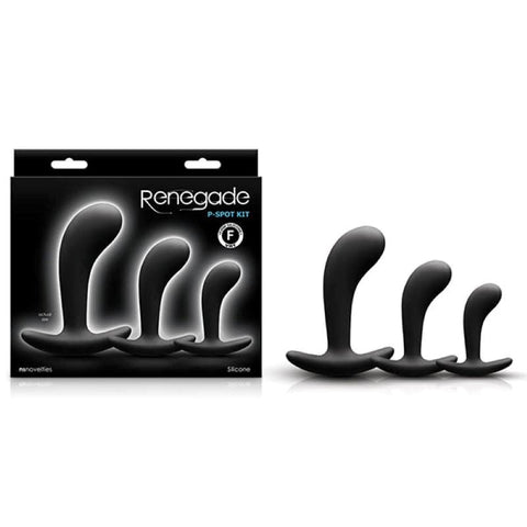 NS Novelties Renegade P Spot Stimulation Kit Progressive Prostate Butt Plugs - Prostate Toys