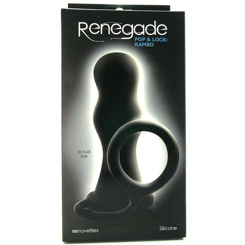 NS Novelties Renegade Pop and Lock Rambo Dual Stimulation Sex Toy - Anal Dildos