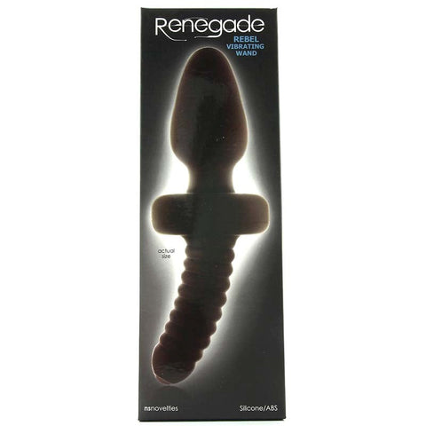 NS Novelties Renegade Rebel Vibrating Wand with 10 Vibration Patterns - Anal Dildos