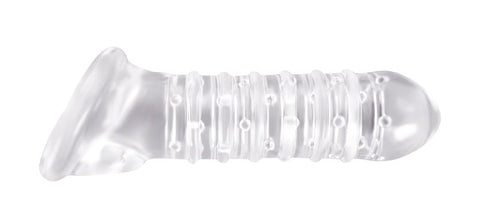 NS Novelties Renegade Ribbed Extender 2 Inch Length Enhancement - Pumps, Extenders and Sleeves