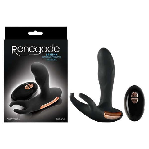 NS Novelties Renegade Sphinx Warming Prostate Massager with Heat Function - Butt Plugs