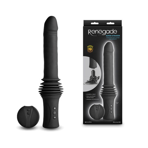 Renegade Rechargeable Hands-Free Pleasure Stroker - Pumps, Extenders and Sleeves