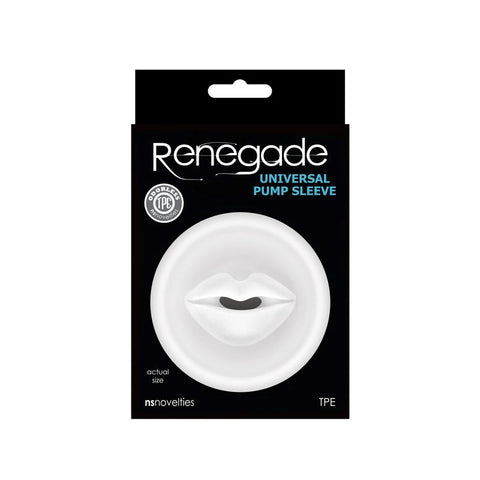 NS Novelties Renegade Universal Pump Sleeve Mouth Realistic Oral Design - Pumps, Extenders and Sleeves