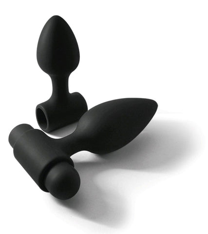 NS Novelties Renegade Dual Size Anal Pleasure Kit with Vibrating Butt Plugs - Butt Plugs