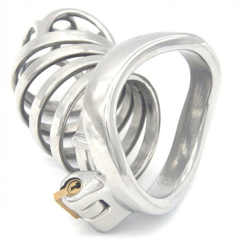 BDStyle Rhombic Bend Male Chastity Cock Cage with Locking System - Male Chastity