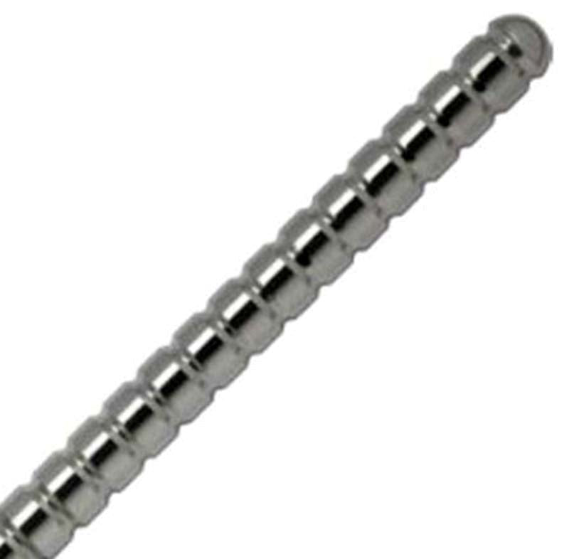 Ribbed Steel Sex Probe Best Seller Today - - Anal Dildos